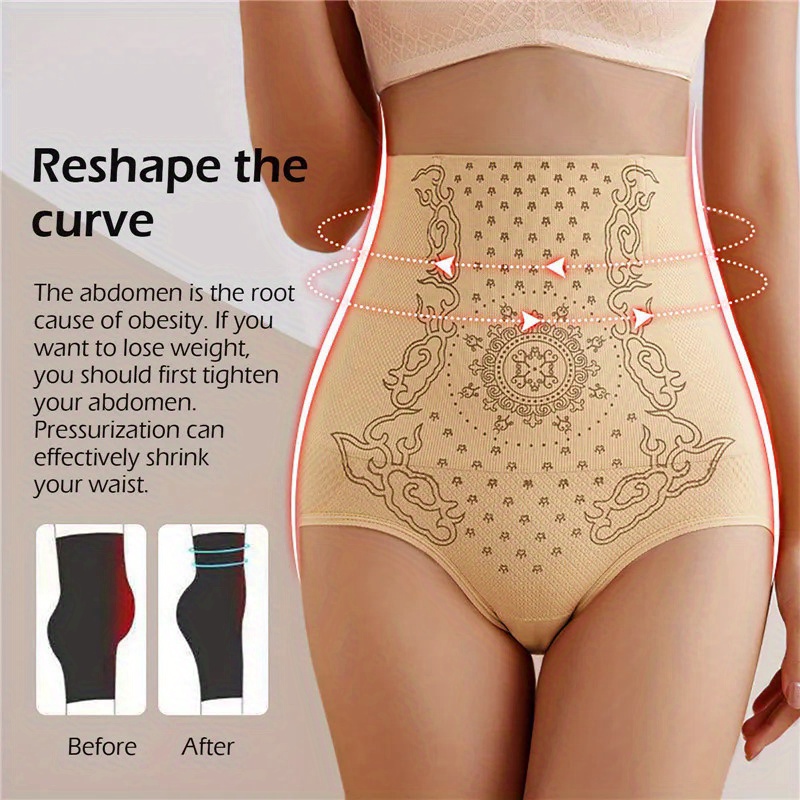 High Waisted Thongs Women Tummy Control Underwear Soft Nylon - Temu Canada