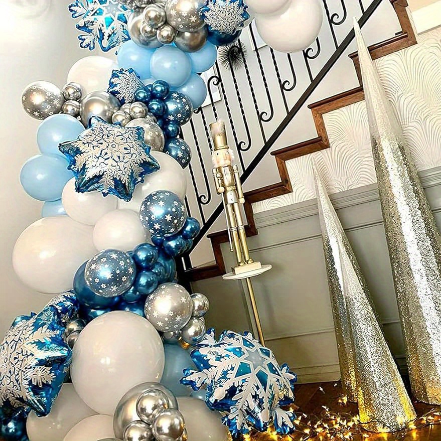 Winter Wonderland Snowflakes Party Decorations 3D Card Hanging Paper  Centerpieces for/Birthday/Christmastree/New Year/Baby Shower/Wedding Party  /Shopwindow Supplies 