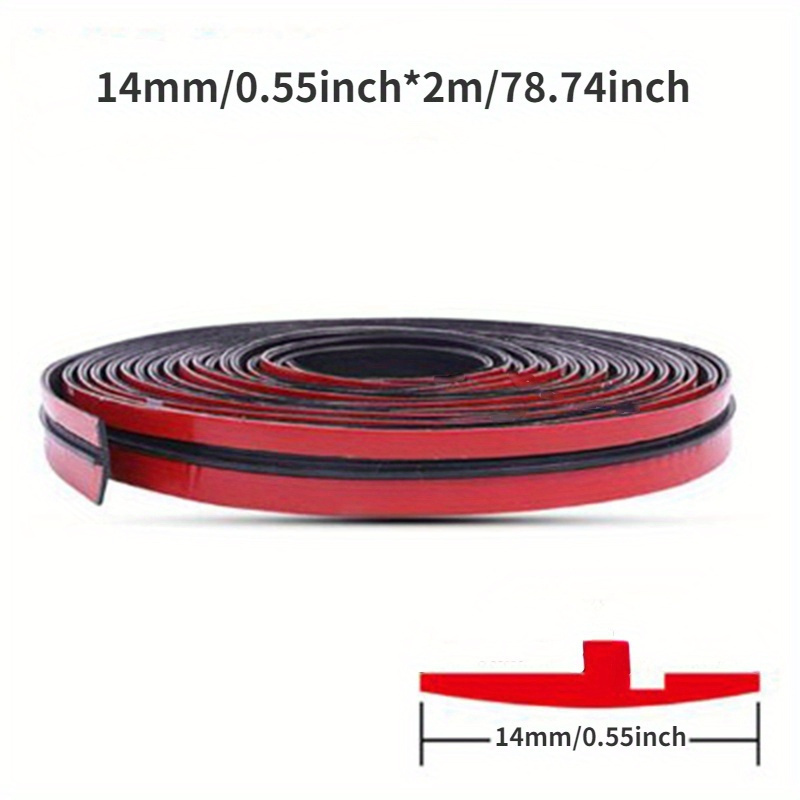 Image of Car Sunroof Sealing Strip Front And Rear Windshields Semi- Waterproof And Dustproof Sunroof T-shaped Sealing Strip