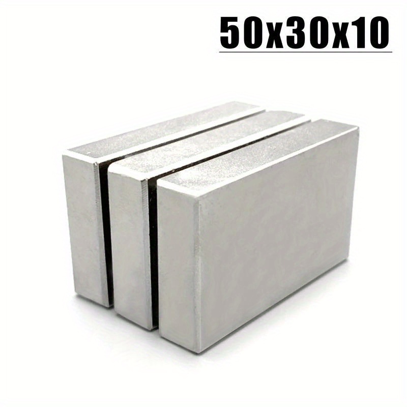 

1pc 50x30x10mm Neodymium Magnet 50mm X 30mm X 10mm N35 Ndfeb Block Super Powerful Permanent Magnetic Imanes