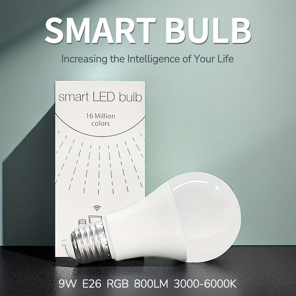 Bombillas inteligentes esféricas LED E14 SMART WiFi RGBW 5W