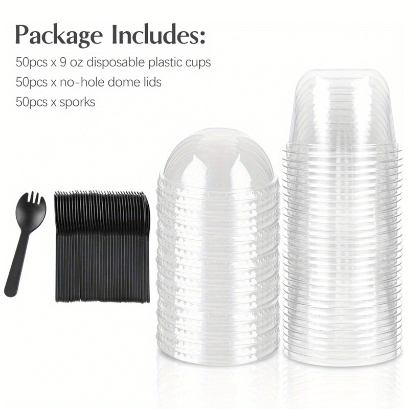 50 Vasos Desechables De Plástico Transparente Vasos Para - Temu