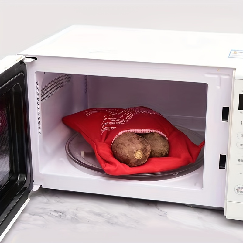 

Quick & Easy Microwave Potato Cooker Bag - Washable, Multi-layer Design For Perfect Baked Potatoes In Minutes, Kitchen Essential