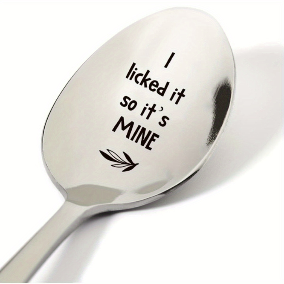 

1pc, Funny Tea Lover Teaspoon Gift - Engraved Stainless Steel Tea Spoon, Coffee Spoon, Gift For Women Men Best Friends Coworker, Kitchen Supplies, Also Suitable For Cafe Restaurant