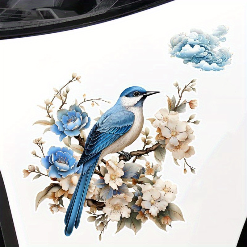 

Beautiful Flower And Bird Stickers For Cars, Motorcycles, Car Window Stickers, For Car
