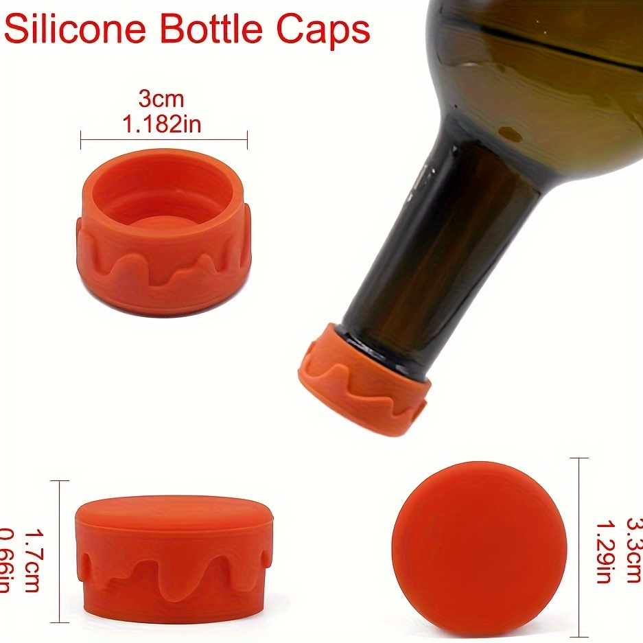 3 Pezzi Tappo Vino Ristorante Tappi Silicone Riutilizzabili - Temu Italy