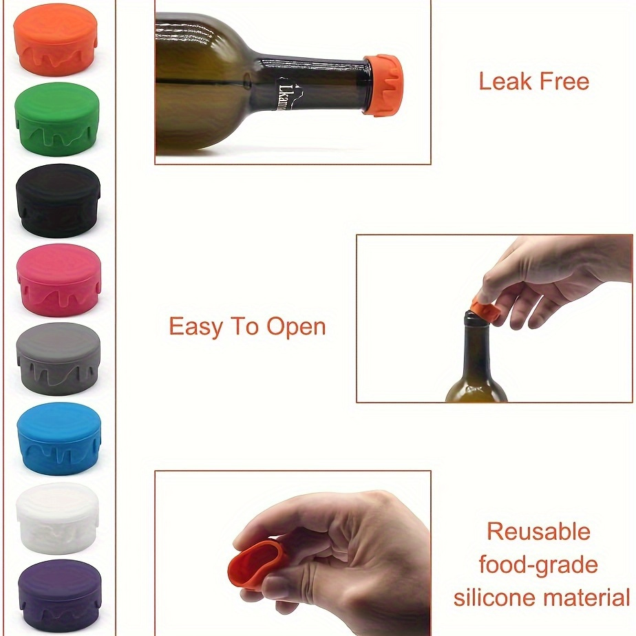 1pc Tappi Vino Tappo Bottiglia Vino Silicone Divertente - Temu Italy