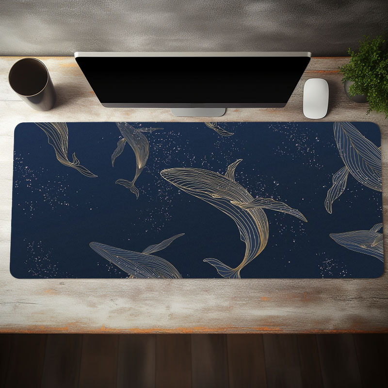 

Creative Whale Pattern Mouse Mat, Waterproof Mouse Mat, Office Mouse Pad, Home Desk Mouse Mat