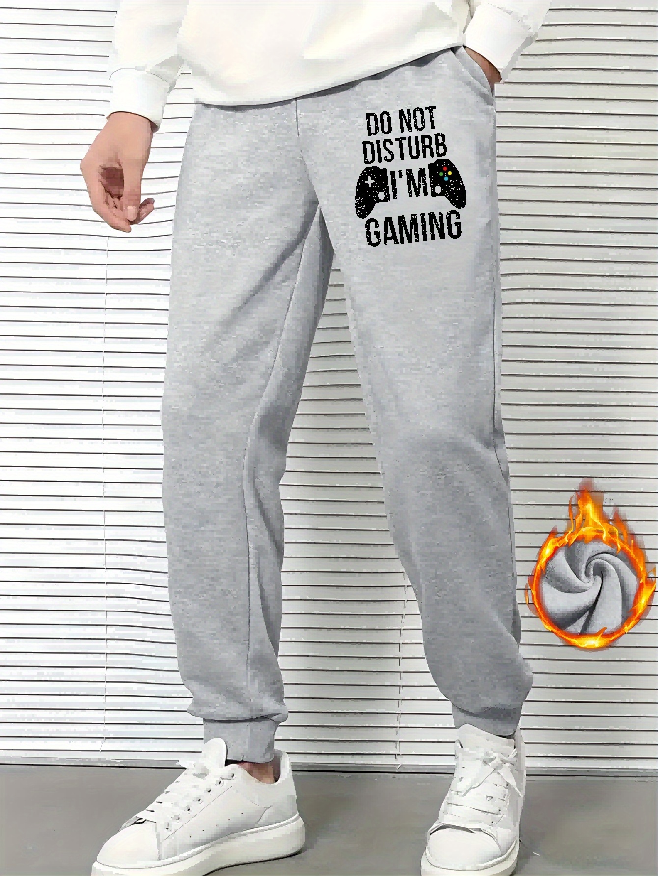 Do Not Disturb Sweatsuit - Heather Grey