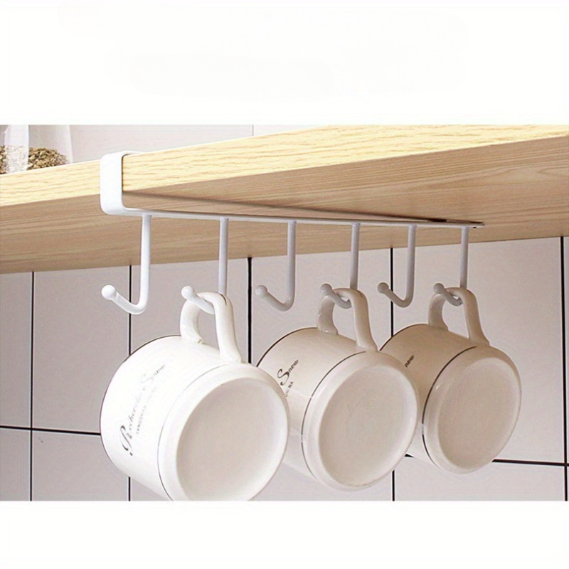 Kitchen Traceless Nail free Hook Cabinet Hanging Rack - Temu Czech 
