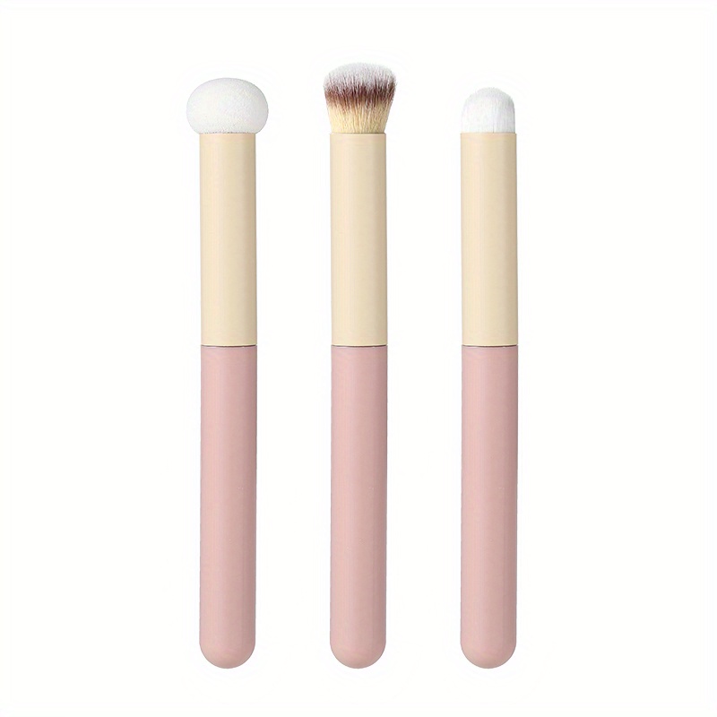 Portable Mushroom Head Concealer Brush, Small Bun Sponge, Dual-use For Wet And Dry, Multifunctional Seamless Concealer Beauty Tool