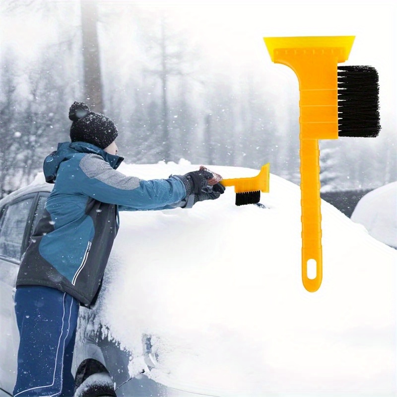 Auto Schneeschaufel Auto Mit Zwei-in-einem Schneebesen Zum Entfernen Von  Eis Und Schnee Bürste Frostentfernung Und Schneeräumwerkzeuge (zufällige  Farbe) - Temu Germany