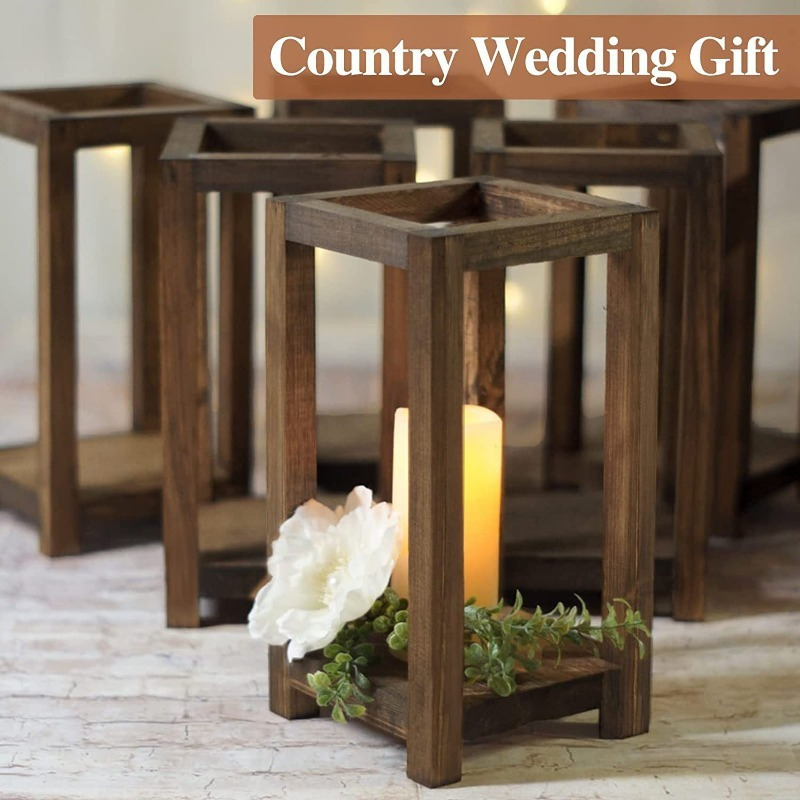 1pc Nordic Light Luxury Copper Candlestick Wedding Party Dining