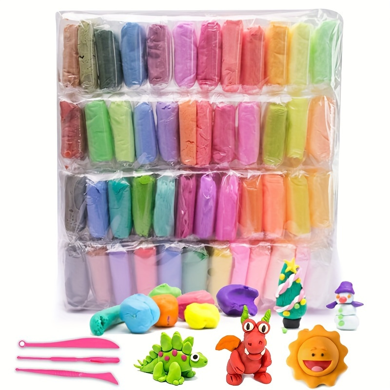 36 Colors Air Dry Magic Clay, Soft & Ultra Light DIY Molding Clay With  Sculpting Tools, Animal Decoration Accessories 