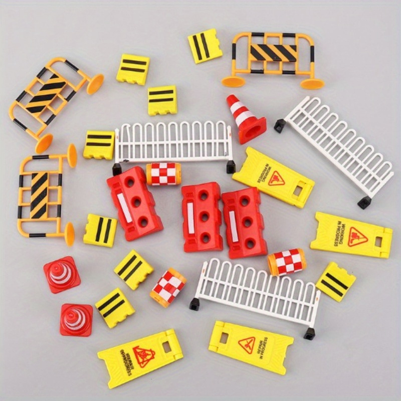 34pcs Cônes De Circulation Cônes De Construction Jouets De