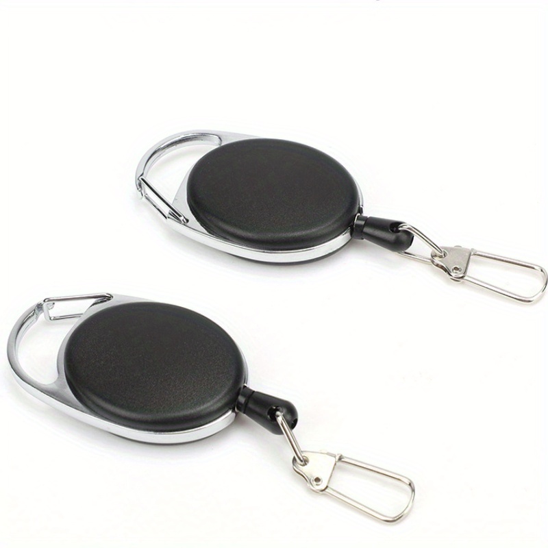 1pc Keychain Edc Retractable Lock Anti Theft Anti Lost Elastic Buckle Key  Ring For Men Women - Sports & Outdoors - Temu