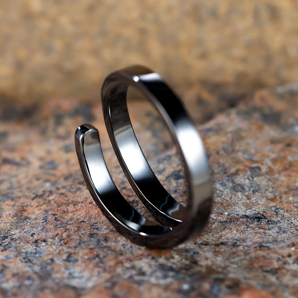 Engraved Australian Treasure Ring for Couple Bride Wedding