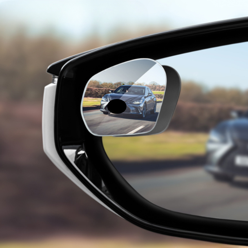 2 Stück Auto Kleiner Runder Spiegel 360° Rückwärts Blind Spot