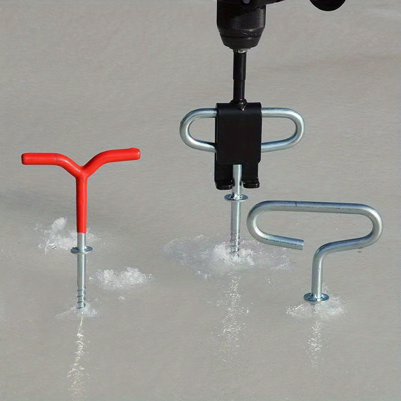 Ice Anchor Drill Adapter Ice Anchor Tool Ice Stake Drill - Temu Canada