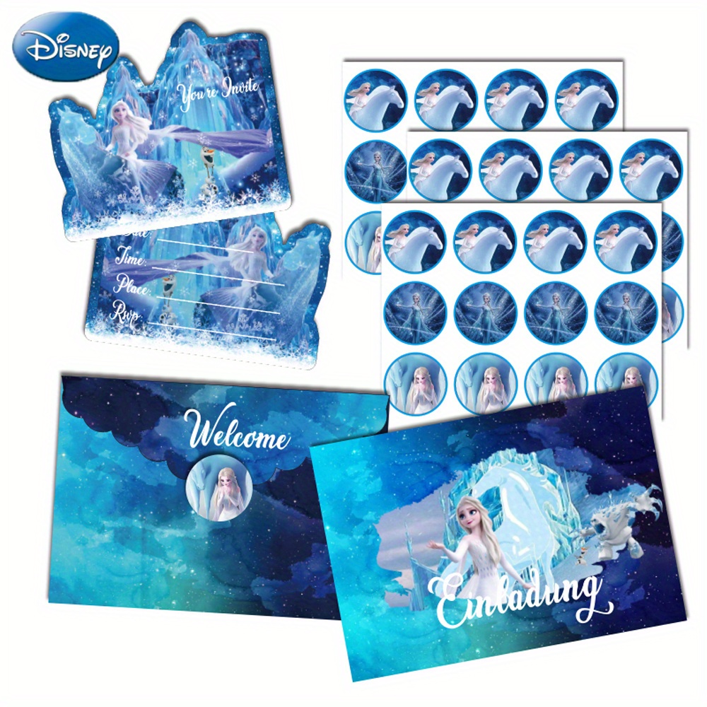 Invitación de cumpleaños de Elsa de Frozen
