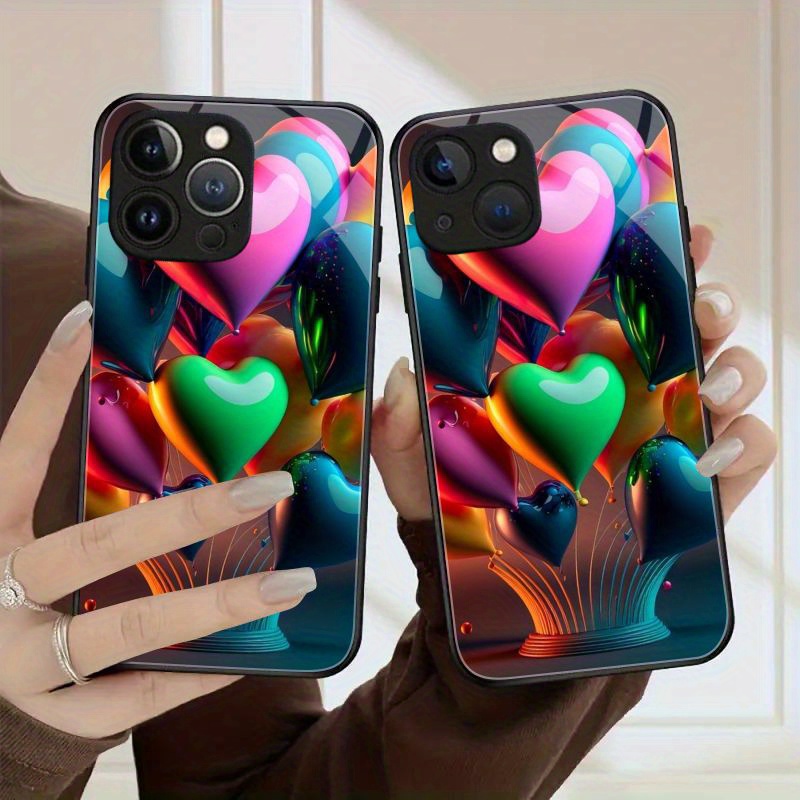 

Hd Definition Glass Phone Case For Iphone 15 Pro Max/ 14 Pro Max/ 13 Pro Max/ 12 Pro Max/ 11 Pro Max Suitable Gift