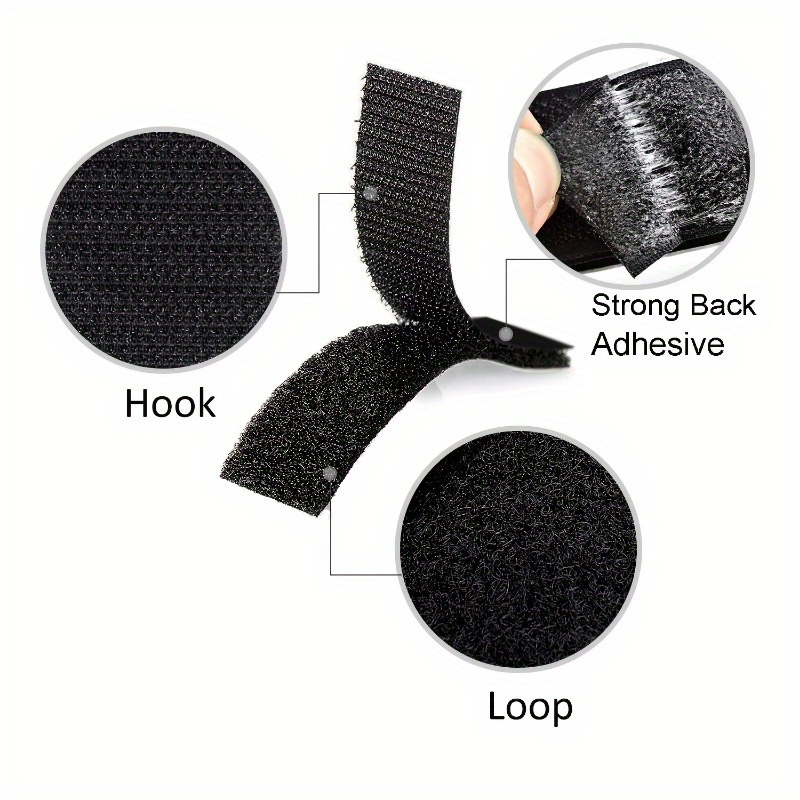 Super Strong Self Adhesive Hook Loop Tape Fastener Perfect - Temu