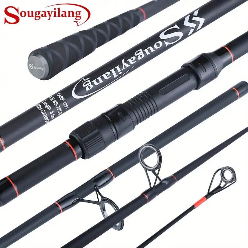 Sougayilang [ Advanced Anglers] Fishing Rod Carbon Fiber - Temu