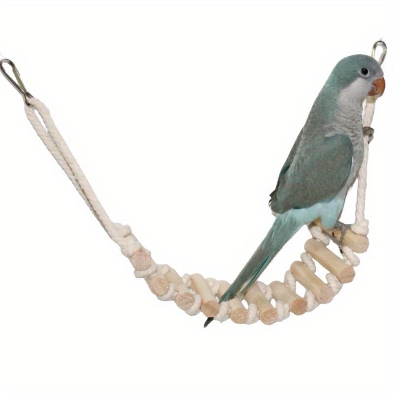 Rope Swing For Birds Pet Climbing Rope Toy Hamster Climbing Rope With Hooks  Ferret Hanging Swing