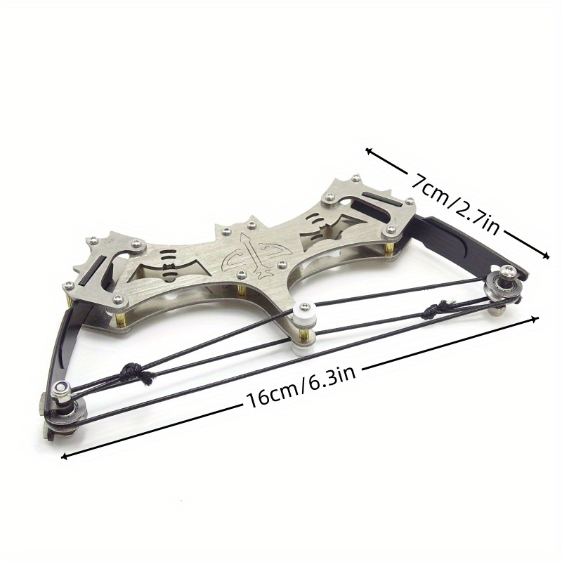 Portable Premium Metal Mini Compound Bow Catapult Target - Temu