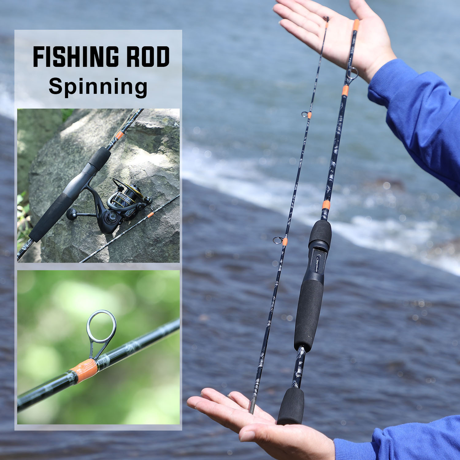 Sougayilang Fishing Rod Glass Fiber Ml Power Spinning - Temu Australia