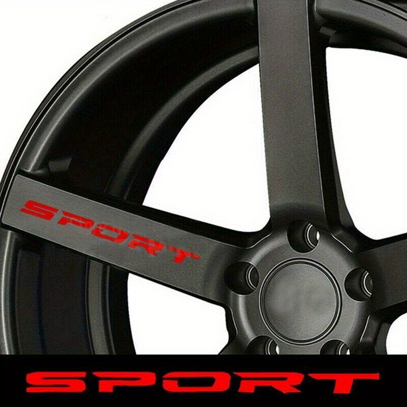 4 Stücke/set Universal Sport Buchstabe Design Auto Reifen