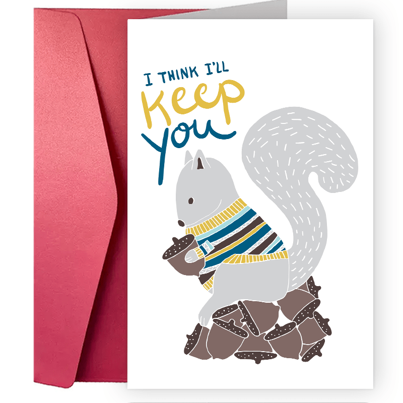 Funny Boyfriend Gift for Him Valentines Day Husband Squirrel After
