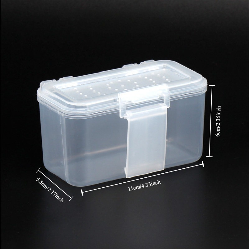 Fishing Live Baits Storage Box with Breathable Holes Worms Earthworms Case  