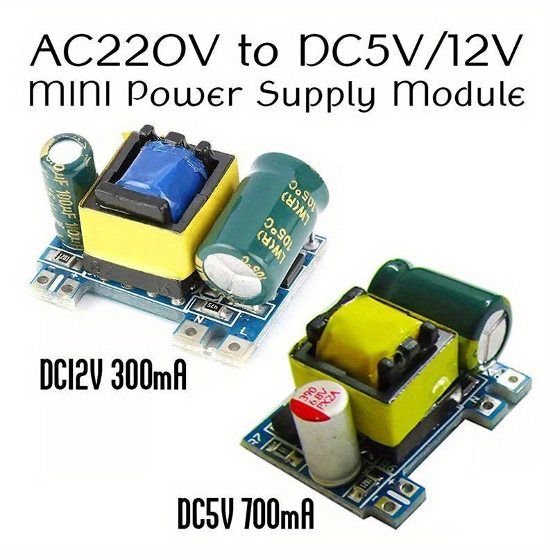 

1pc Ac To Dc 5v 700ma 12v 300ma 3.5w Isolated Switch Mini Power Supply Converter Step Down Module Ac 220v To Dc