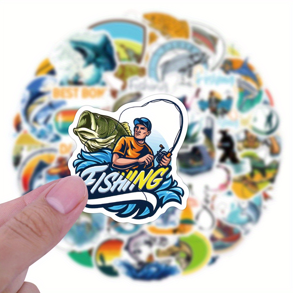 Outdoor Fishing Stickers Fishing Stickers Suitable - Temu