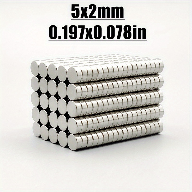 

50/100/200pcs 5mm X 2mm Small Magnets, Strong Magnet, Round Magnets Stickers, Strong Thin Magnets, 5x2mm Round Durable Small Magnets, Whiteboards, Stickers, Postcards, Tools, Cheap Stuff 5x2