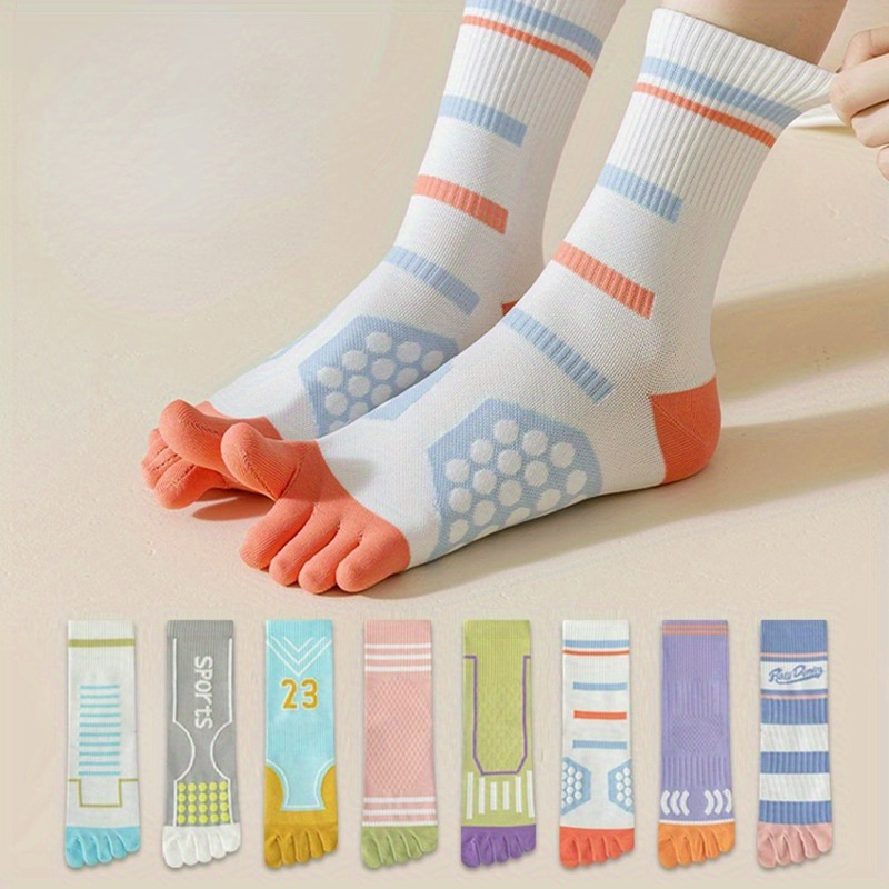 5 pairs Half-Palm Five-Toe Socks Forefoot Pads Liner Elastic Sponge Pa –  Smart-link Homeware Product Inc