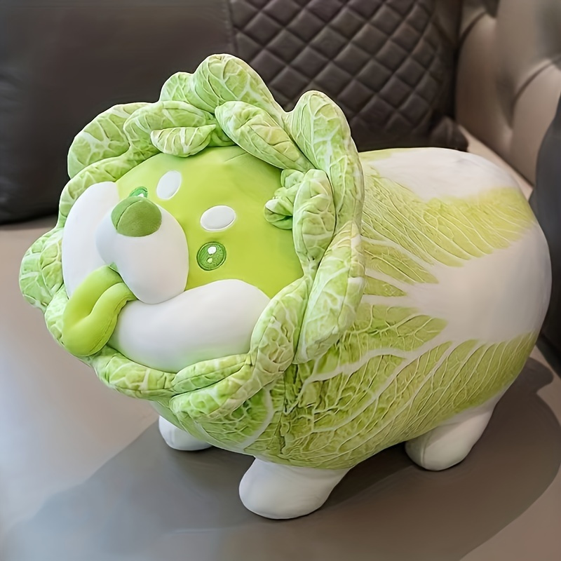 Peluche légume elfe chou poupée de chien tenant enfant 2-12 ans fille  cadeau