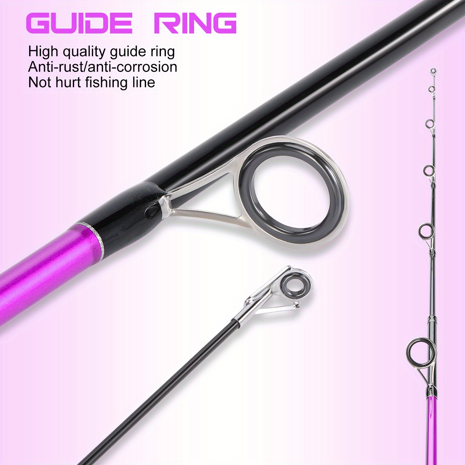 Sougyilang Fishing Rod Solid Carbon Fiber Strong Durable - Temu