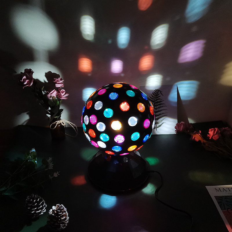 LED lampadine rotanti colorate luce stroboscopica palla da discoteca  lampada di illuminazione per feste bar sale Reception decorazione casa KTV  Flash - AliExpress