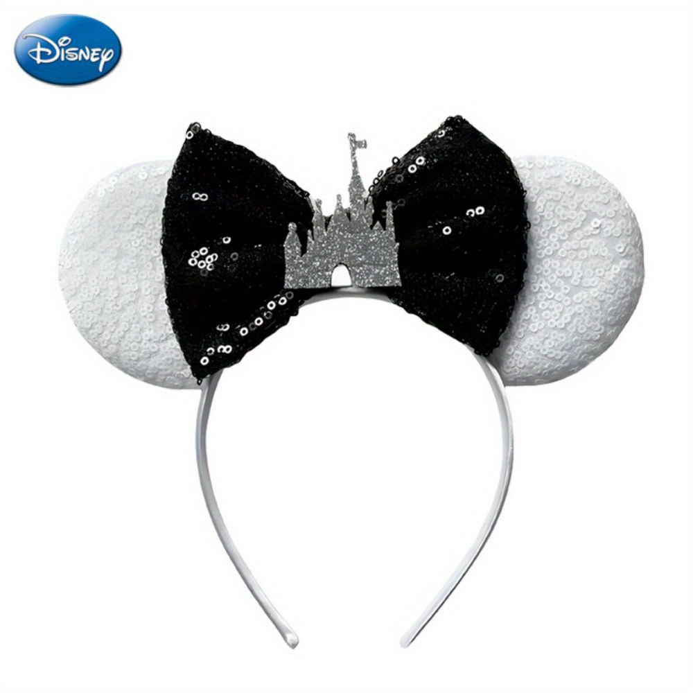 Set mit 4 Micky Maus Ohren Stirnband Minnie Maus Ohren Damen Mädchen Micky  Maus Ohren