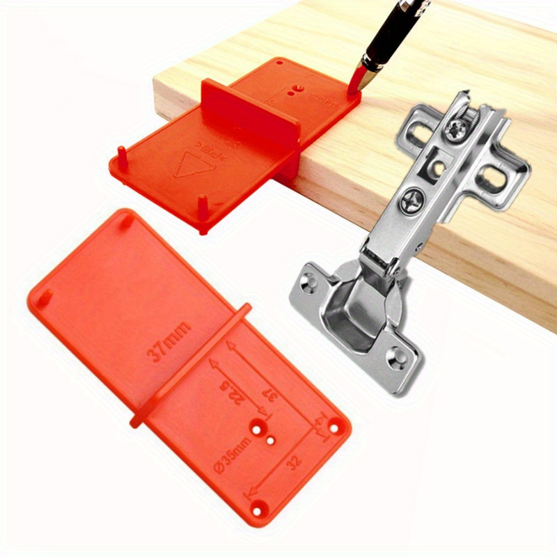  EXQST 35mm Hidden Zipper Jig, Door Cabinet Hinge Jig, Hidden Zipper  Jig, Locator Drill Guide Punch for DIY Woodworking : Tools & Home  Improvement