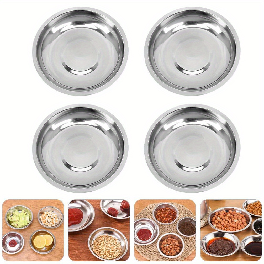 Racing Butterfly 1pc Seasoning Dishes Stainless Steel Sauce Dishes