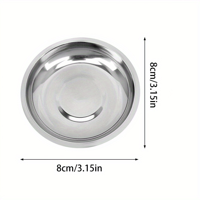 Racing Butterfly 1pc Seasoning Dishes Stainless Steel Sauce Dishes Food  Dipping Bowls 