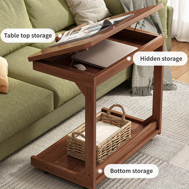 Small coffee deals table with storage