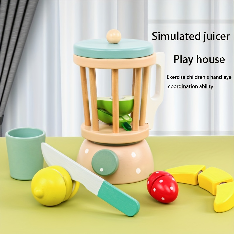 Exprimidor de simución de juguetes para bebé de simución, modelo de  licuadora, utensilios de aprendi Hugo Exprimidor de simulación para niños