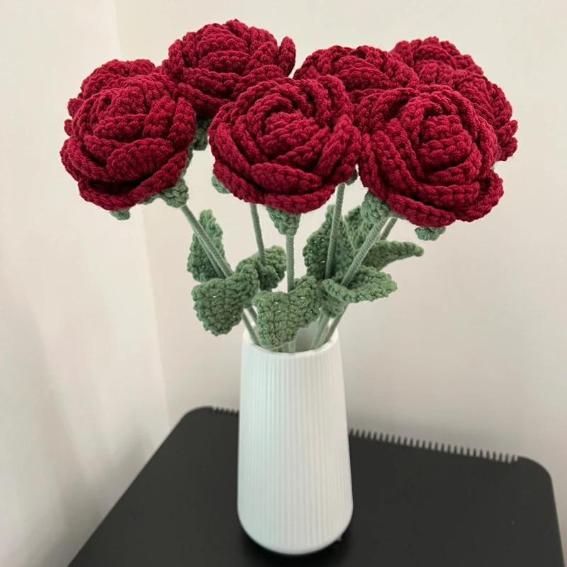 Knitted flowers deals