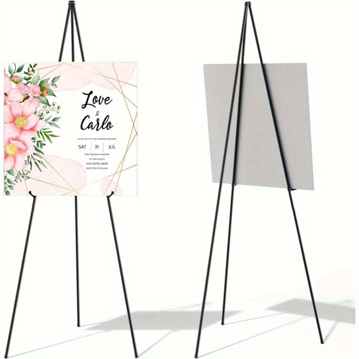 Mini Easel, Small Sign Stand, 6 Inch Tiered Tray Sign Easel, Wedding Table  Number Holder, Mini Canvas Holder, Picture Easel 