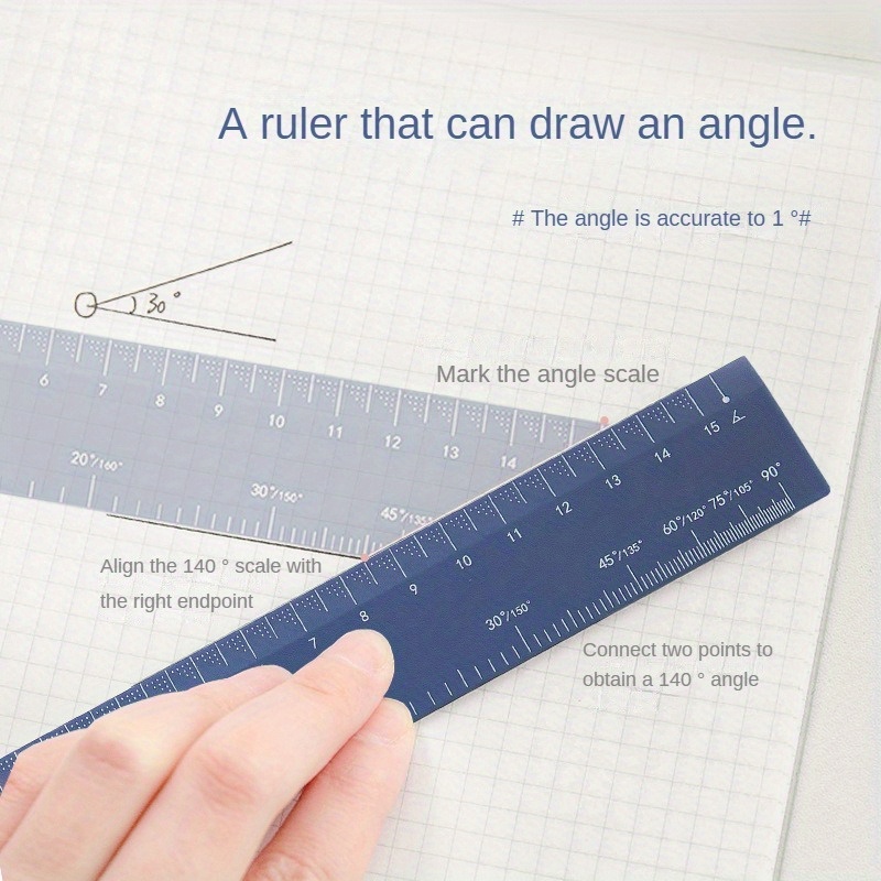 1PC, Transparent Ruler, Office Supplies, Learning Supplies, Simple  Transparent Ruler, Size: 156mm*30mm/6.14*1.18inch