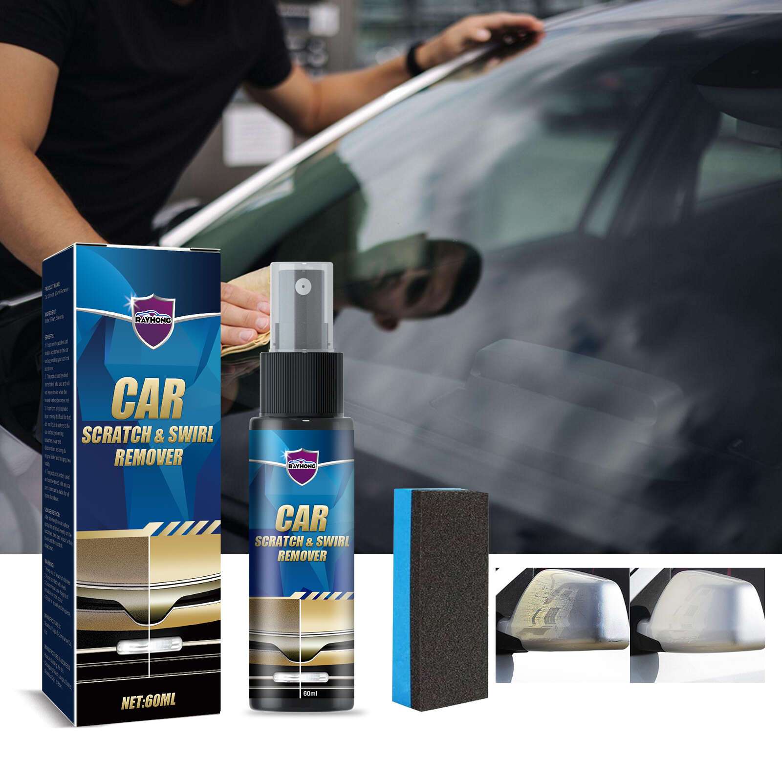 High Protection Quick Coating Spray Fast Fine Scratch Repair